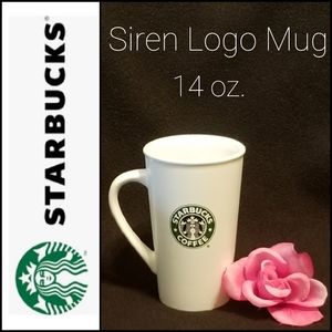 Starbucks 14oz Green & White Logo Mug in GUC